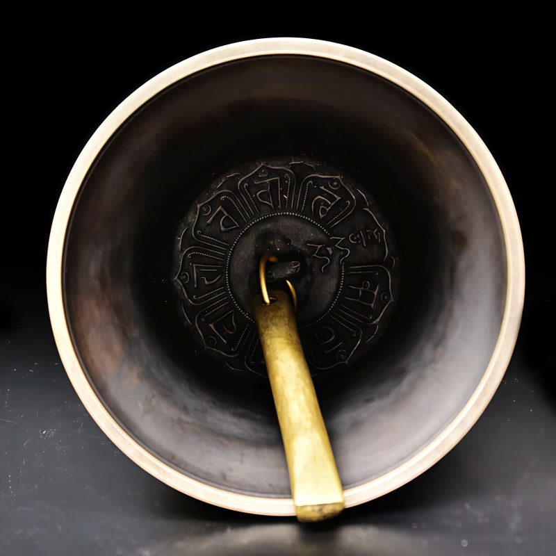 جرس نواة الرياح النحاسي التبتي ذو التنين Tibetan Copper Dragon Wind Chime Bell