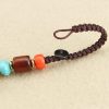 Llavero de Ébano Tibetano de los Cinco Dioses de la Riqueza Tibetan Ebony Five God of Wealth Key Chain