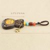 Llavero de Ébano Tibetano de los Cinco Dioses de la Riqueza Tibetan Ebony Five God of Wealth Key Chain