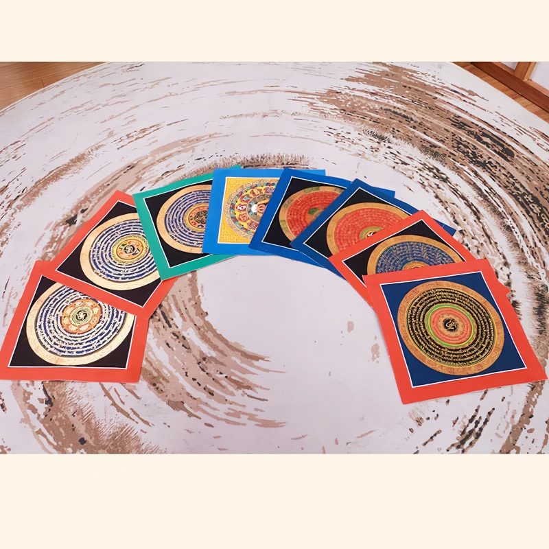 Caja Ciega de Thangka Tibetana Bendecida Hechas a Mano Tibetan Handmade Blessing Thangka Blind Box