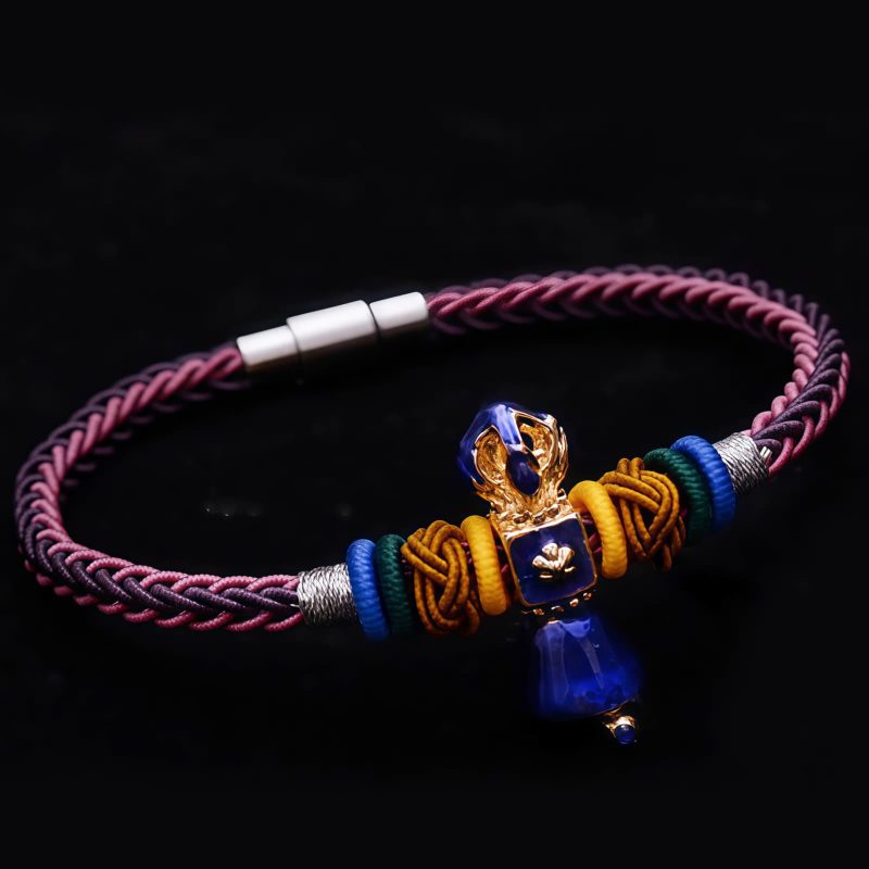 Gelang Tali Dorje Vajra Buatan Tangan Tibet Tibetan Handmade Dorje Vajra String Bracelet