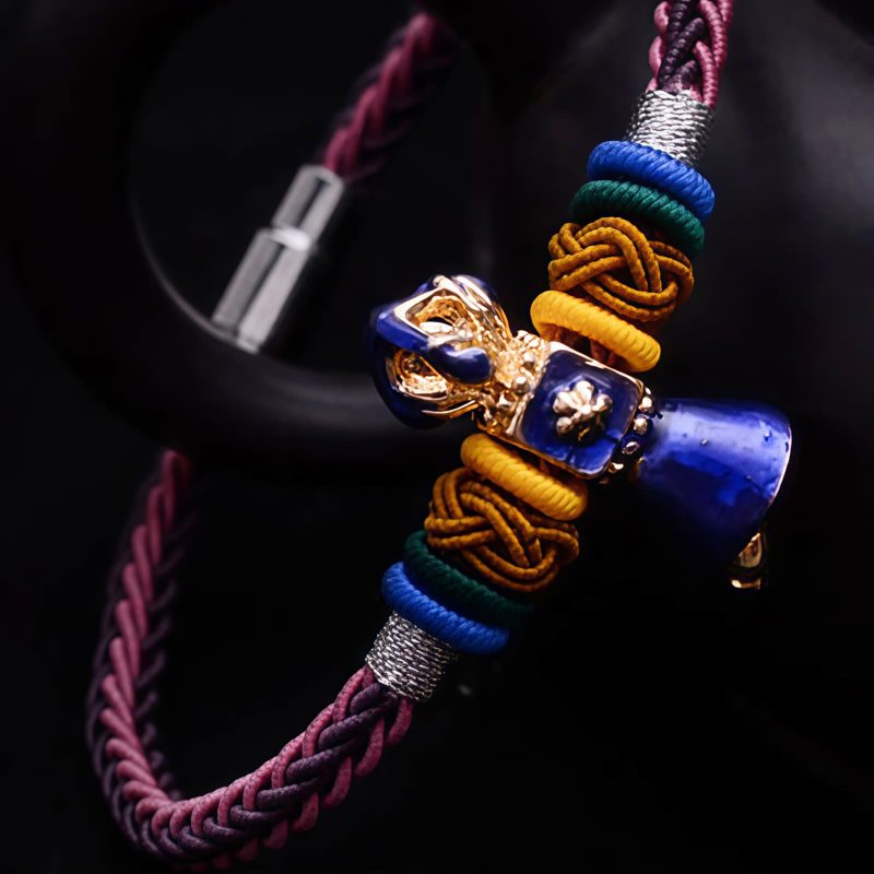 Gelang Tali Dorje Vajra Buatan Tangan Tibet Tibetan Handmade Dorje Vajra String Bracelet