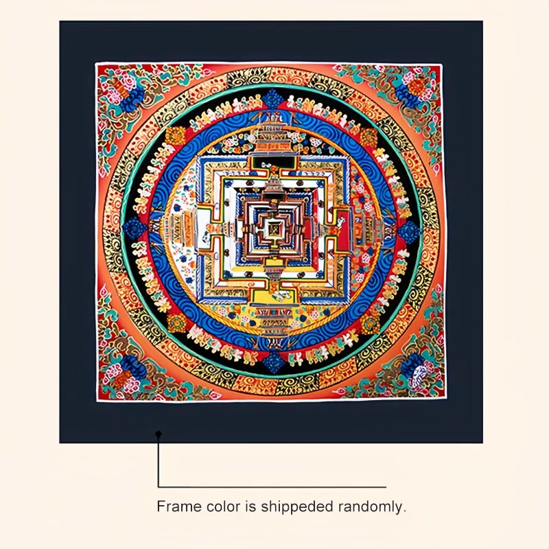 Caja Ciega de Thangka Mandala Tibetano Hecho a Mano Tibetan Handmade Mandala Thangka Blind Box