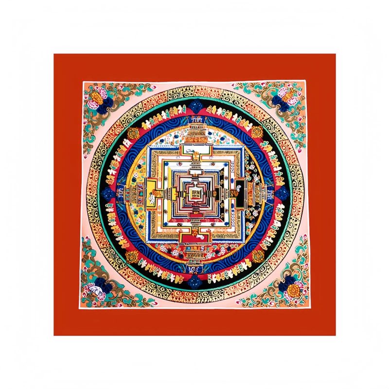 Caja Ciega de Thangka Mandala Tibetano Hecho a Mano Tibetan Handmade Mandala Thangka Blind Box