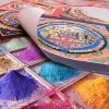 Caja Ciega de Thangka Mandala Tibetano Hecho a Mano Tibetan Handmade Mandala Thangka Blind Box