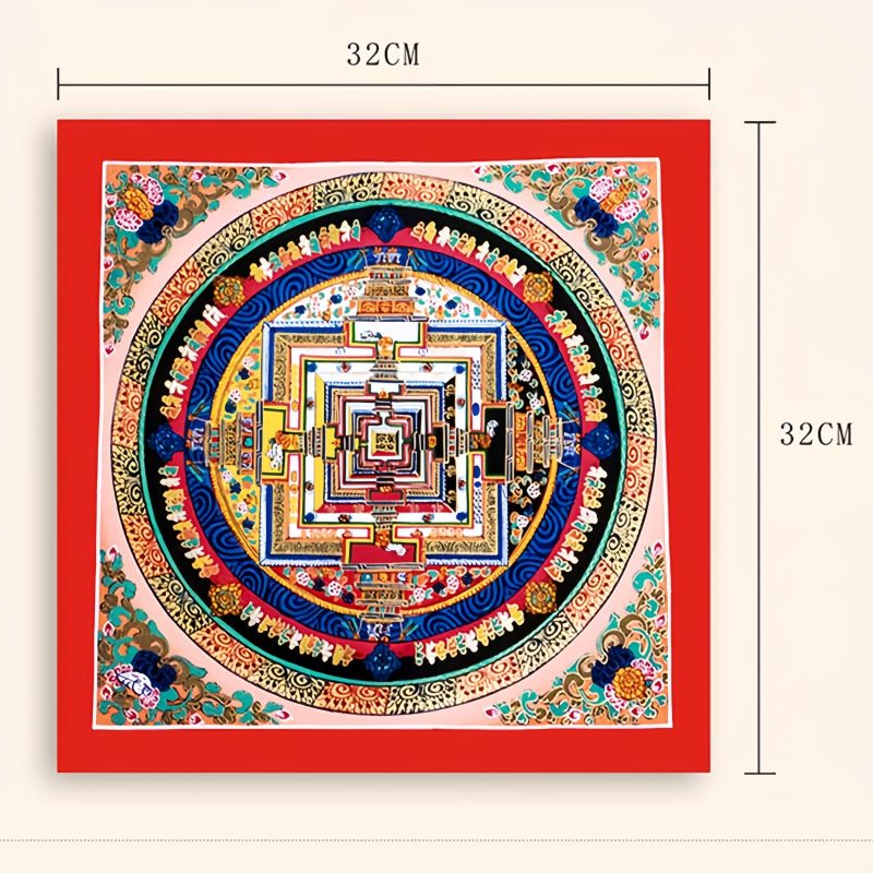 Caja Ciega de Thangka Mandala Tibetano Hecho a Mano Tibetan Handmade Mandala Thangka Blind Box