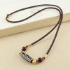 Collar de Protección con Dzi de Nueve Ojos Tibetano Tibetan Nine-Eye Dzi Bead Protection Necklace