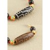 Collar de Protección con Dzi de Nueve Ojos Tibetano Tibetan Nine-Eye Dzi Bead Protection Necklace