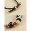 Collar de Protección con Dzi de Nueve Ojos Tibetano Tibetan Nine-Eye Dzi Bead Protection Necklace