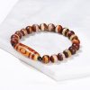 チベット九眼天珠 白檀製 富貴ブレスレット Tibetan Nine-Eye Dzi Bead Sandalwood Wealth Bracelet