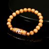チベット九眼天珠 白檀製 富貴ブレスレット Tibetan Nine-Eye Dzi Bead Sandalwood Wealth Bracelet