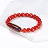 チベット九眼天珠 白檀製 富貴ブレスレット Tibetan Nine-Eye Dzi Bead Sandalwood Wealth Bracelet