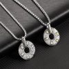 Collar con dije de paz budista tibetano Om Mani Padme Hum Tibetan Om Mani Padme Hum Peace Necklace Pendant