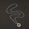 Collar con dije de paz budista tibetano Om Mani Padme Hum Tibetan Om Mani Padme Hum Peace Necklace Pendant