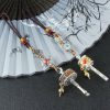 زخرفة حلقة الصلاة التبتية Om Mani Padme Hum لتعليق السيارة Tibetan Om Mani Padme Hum Prayer Wheel Car Hanging Ornament