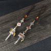 زخرفة حلقة الصلاة التبتية Om Mani Padme Hum لتعليق السيارة Tibetan Om Mani Padme Hum Prayer Wheel Car Hanging Ornament