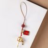 Amuleto de Rueda de Oración Om Mani Padme Hum de Ágata Roja Tibetana Tibetan Red Agate Om Mani Padme Hum Prayer Wheel Amulet