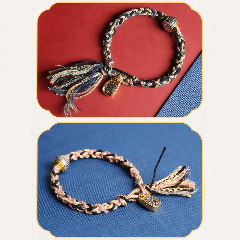 Pulsera Zakiram Diosa de la Riqueza Om Mani Padme Hum Zakiram Goddess of Wealth Om Mani Padme Hum Bracelet