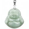 Gelang Liontin Buddha Tertawa dari Perak 925 dan Giok 925 Silver Laughing Buddha Jade Pendant Chain Pendant