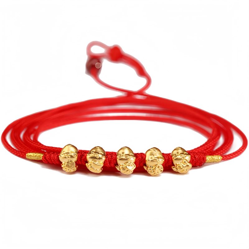 Cadena de vientre de oro 999 Año de la Serpiente 999 Gold Year of the Snake Belly Chain