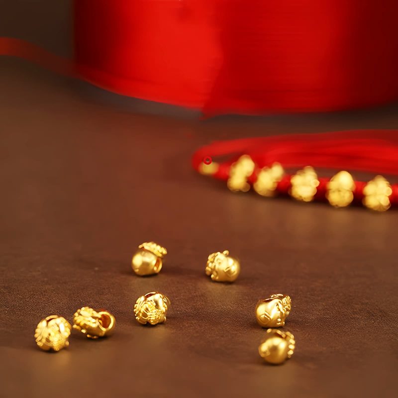 Cadena de vientre de oro 999 Año de la Serpiente 999 Gold Year of the Snake Belly Chain