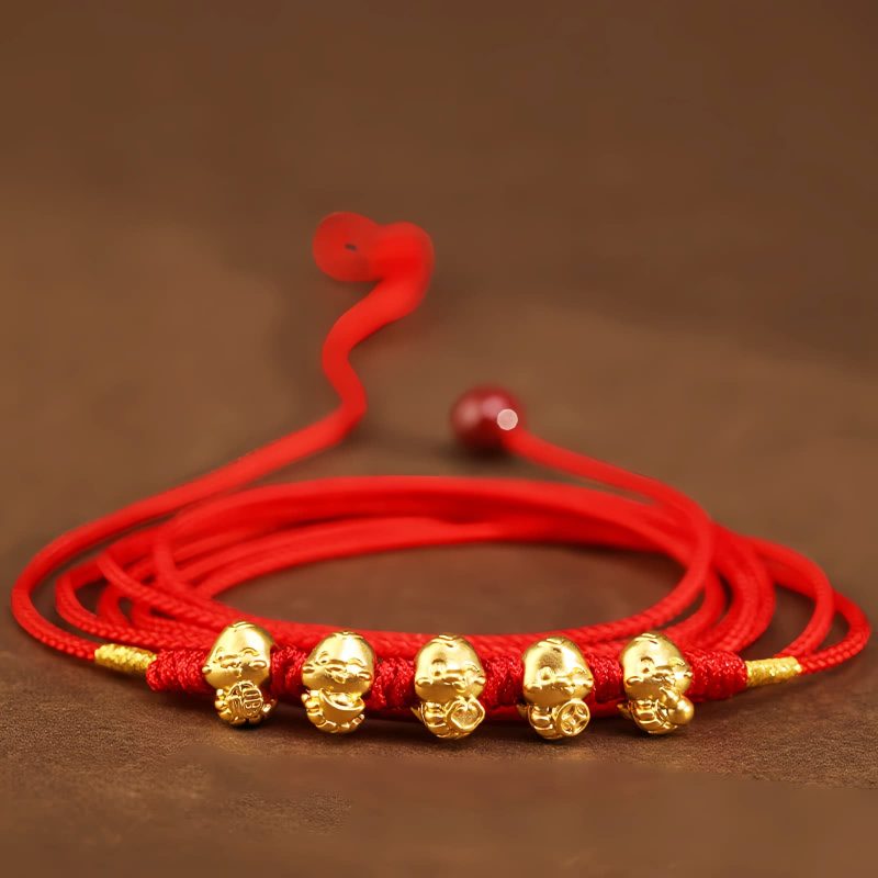 Cadena de vientre de oro 999 Año de la Serpiente 999 Gold Year of the Snake Belly Chain