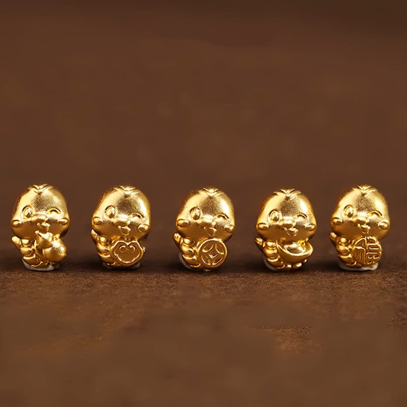 Cadena de vientre de oro 999 Año de la Serpiente 999 Gold Year of the Snake Belly Chain