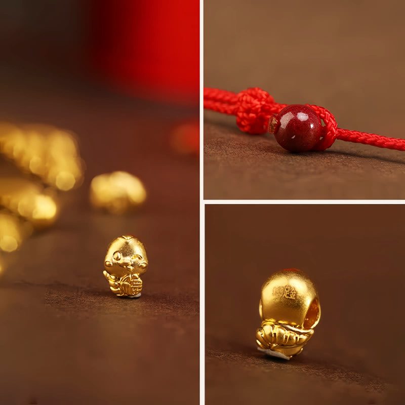Cadena de vientre de oro 999 Año de la Serpiente 999 Gold Year of the Snake Belly Chain