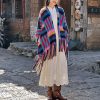 Chale Tibetano Trenzado con Borlas de Colores Candy Candy Color Braided Tibetan Tassel Shawl