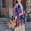 Chale Tibetano Trenzado con Borlas de Colores Candy Candy Color Braided Tibetan Tassel Shawl