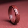 Anillo de Bendición Cinabrio Om Mani Padme Hum Cinnabar Om Mani Padme Hum Blessing Ring
