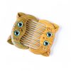 Peine con diseño de gato de sándalo verde Green Sandalwood Cat Pattern Comb