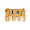Peine con diseño de gato de sándalo verde Green Sandalwood Cat Pattern Comb