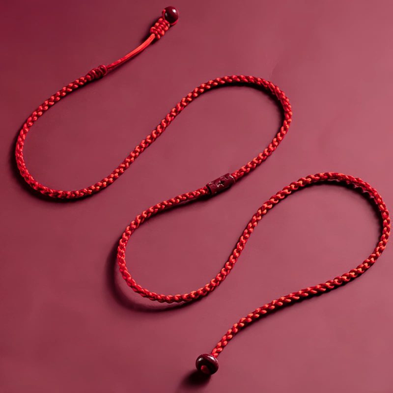 Cadena de vientre con cinabrio natural: Bendición y protección Natural Cinnabar Blessing Protection Belly Chain