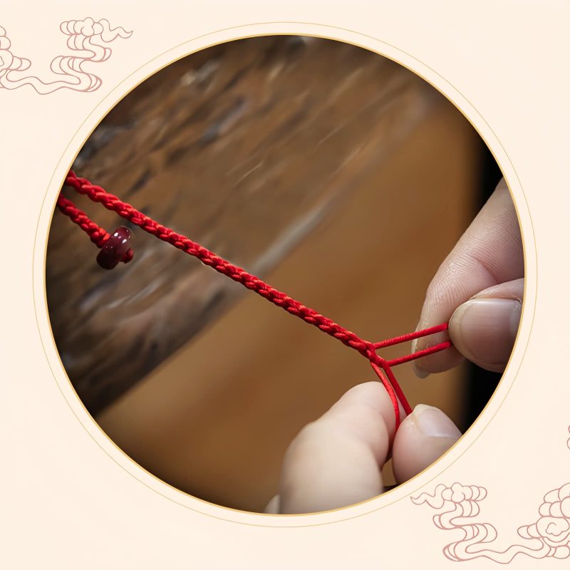 Cadena de vientre con cinabrio natural: Bendición y protección Natural Cinnabar Blessing Protection Belly Chain