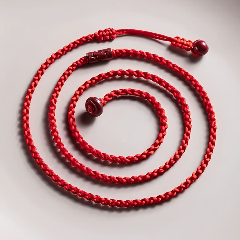 Cadena de vientre con cinabrio natural: Bendición y protección Natural Cinnabar Blessing Protection Belly Chain