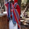 Chaleco con Capucha Tibetano con Borlas y Corazón Rojo Red Heart Tassel Tibetan Hooded Shawl