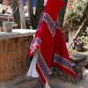 Chaleco con Capucha Tibetano con Borlas y Corazón Rojo Red Heart Tassel Tibetan Hooded Shawl