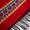 Chaleco con Capucha Tibetano con Borlas y Corazón Rojo Red Heart Tassel Tibetan Hooded Shawl