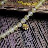 Pulseira de Âmbar de Chifre de Ovelha Tibetana 108 Contas de Mala da Sorte Tibet 108 Mala Sheep Horn Amber Luck Bracelet