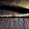 Pulseira de Âmbar de Chifre de Ovelha Tibetana 108 Contas de Mala da Sorte Tibet 108 Mala Sheep Horn Amber Luck Bracelet