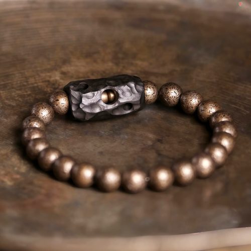 Gelang Perdamaian dari Kayu Ebony Tibet dan Tembaga Gelang Perdamaian dari Kayu Ebony Tibet dan Tembaga