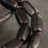 سوار يد مزدوج من خشب الأبنوس التبتي مع حبات Dzi و النحاس Tibet Ebony Wood Dzi Bead Copper Double Wrap Bracelet