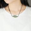 Collar de Protección con Turquesa Marquise del Tíbet Tibet Turquoise Marquise Protection Necklace