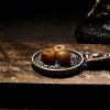 Pulseira de Equilíbrio de Osso de Iaque e Âmbar Mala Tibetana 108 Contas Tibetan 108 Mala Yak Bone Amber Balance Bracelet