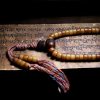 Pulseira de Equilíbrio de Osso de Iaque e Âmbar Mala Tibetana 108 Contas Tibetan 108 Mala Yak Bone Amber Balance Bracelet