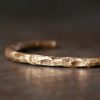 Gelang Copper Tiga Bump Tekstur dan Keberuntungan Tibet Tibetan Bump Texture Copper Luck Cuff Bracelet