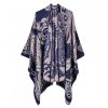 Xale Artesanal Flor de Castanha Tibetana Tibetan Cashew Flower Handcrafted Shawl