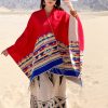 Chale Tibetano con Geometría Colorida Tibetan Colorful Geometry Shawl
