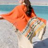 Chale Tibetano con Geometría Colorida Tibetan Colorful Geometry Shawl